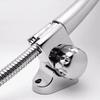 Silver Electroplated Stainless Steel Showerhead Bracket, No-Punch Adjustable Bathroom Showerhead Universal Holder