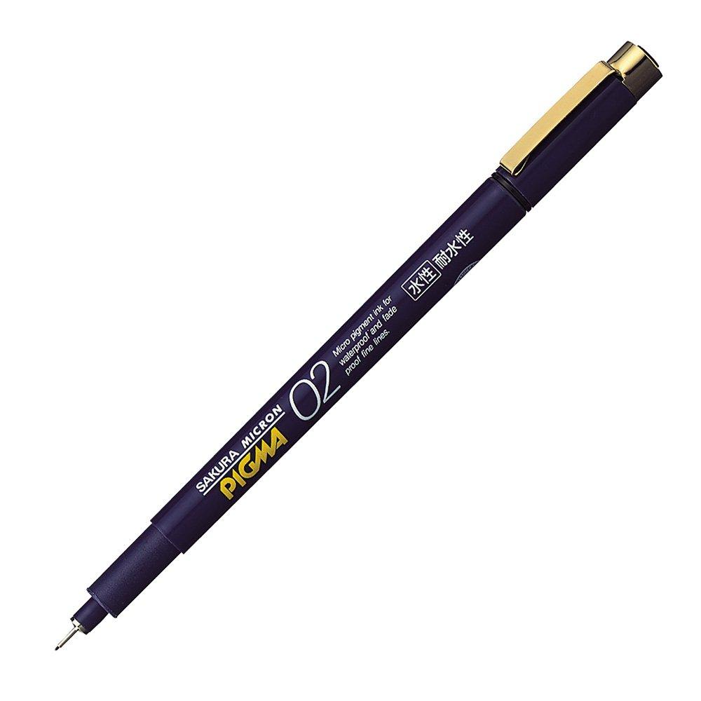 

Sakura Black Cray-Pas Water-Based Marker, Pigma, 0.2mm, ESDK02#49,
