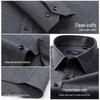 Camicia Casual da Uomo FIRS 100% Cotone Spazzolato a Manica Lunga