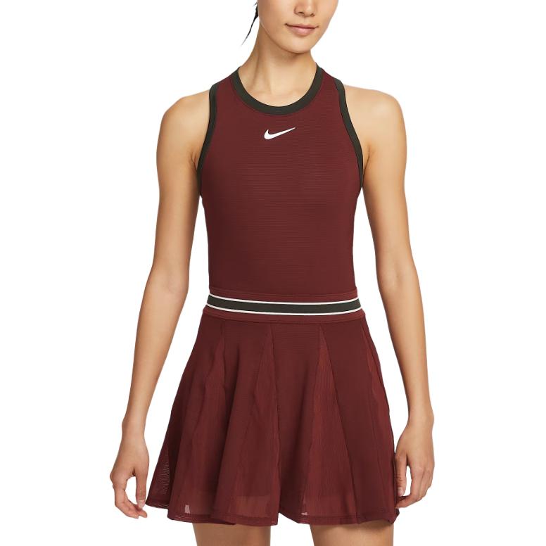 New Nike Court Slam Women's Dri FIT Tennis Dress FZ6743-619