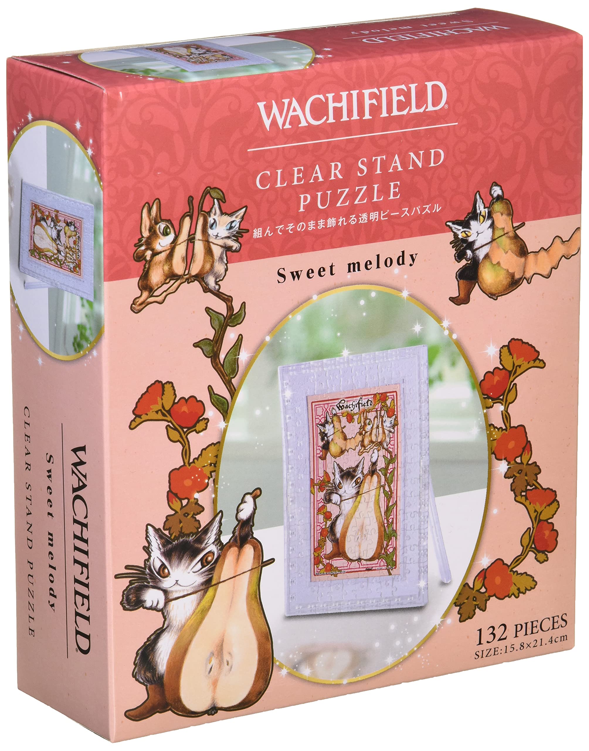 

jigsaw clear stand Wachifield Oishii Melody 132-piece puzzle, puzzle,