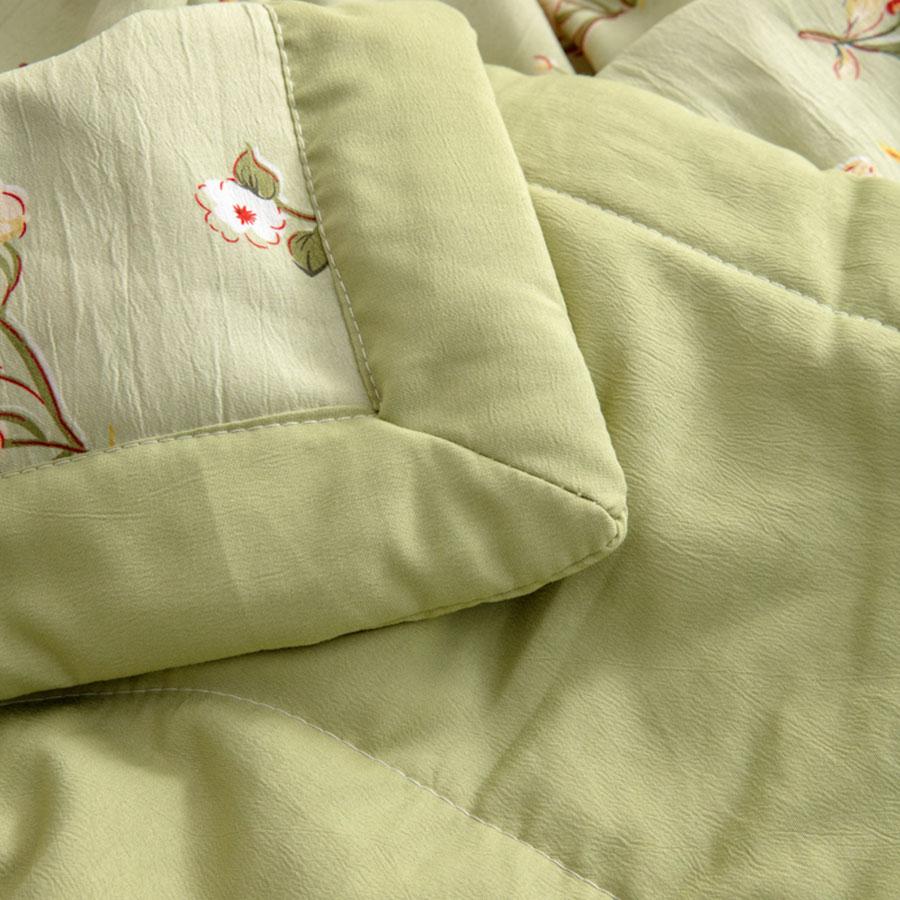 New Class A Cotton And Linen Double Layer Summer Quilt With Soybean Fiber Air Conditioning Quilt Printed Double Cooling Blanket