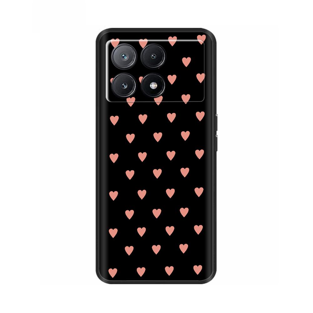 Phone Case For Poco X6 Pro Coque Cover For Poco X6 Neo Pocox6 Pro 5G Soft Black Silicone Bumper Shockproof Case Protection Shell