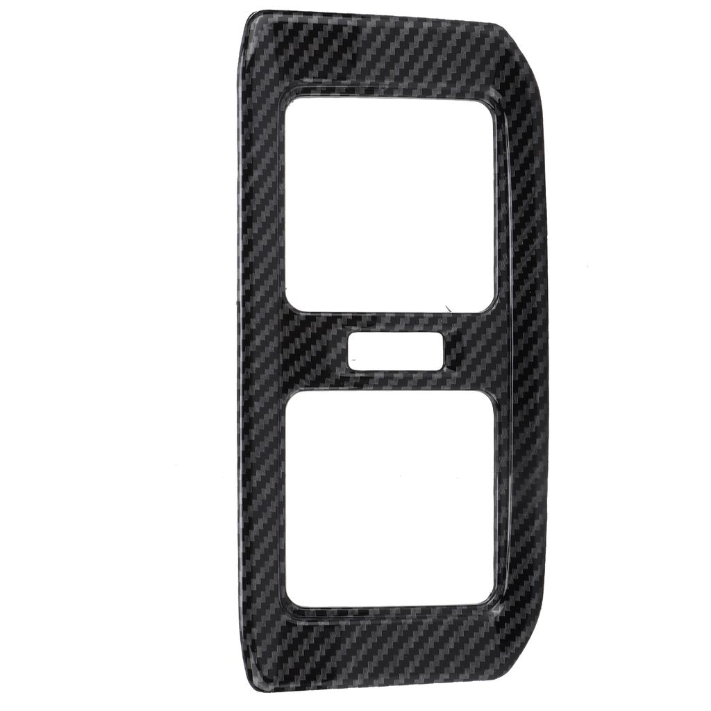 Rear Air Conditoner Outlet Vent Cover Panel Trim Carbon Fiber Style Decoration Replacement for RAV4