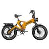 Bicicleta Elétrica K7F Laranja/Cinza Bateria 48V35AH Pneu 20 * 4.0 polegadas Quadro Dobrável Freio Hidráulico Velocidade Máxima 40-50KM/H