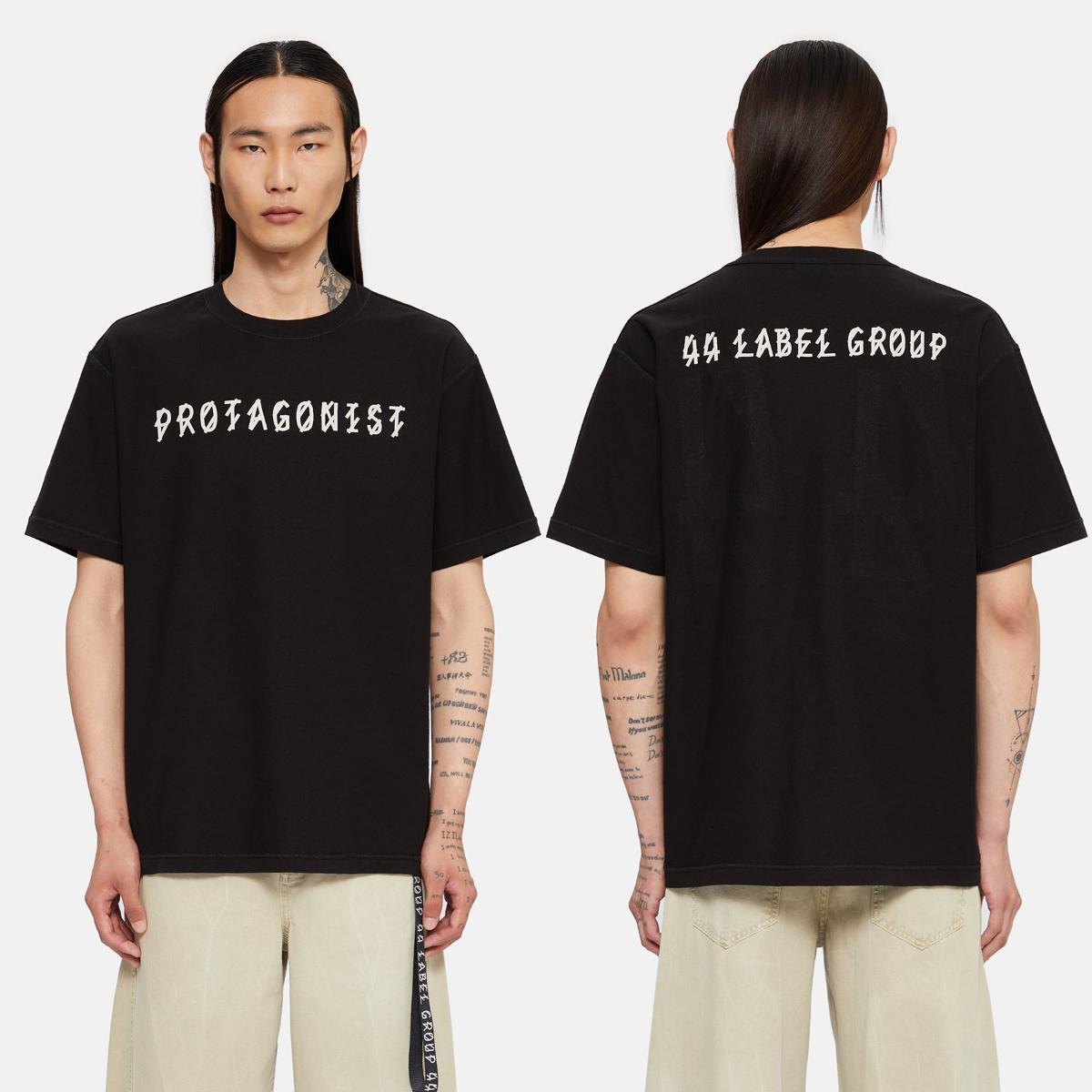 

25ss 44 LABEL GROUP Футболка Европейский бренд Gemary Berlin Quarter Мужская Женская Унисекс Короткий рукав Высокое качество Уличная одежда Футболки 4XL