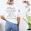 Let Them Maglietta da Donna Continua a Brillare Camicia Ispirazionale Moda Salute Mentale Grafica Top Streetwear Harajuku Magliette a Manica Corta