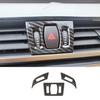 For BMW X2 2018- ABS Carbon Fiber Left And Right Air Outlet Vent Pulley Trim
