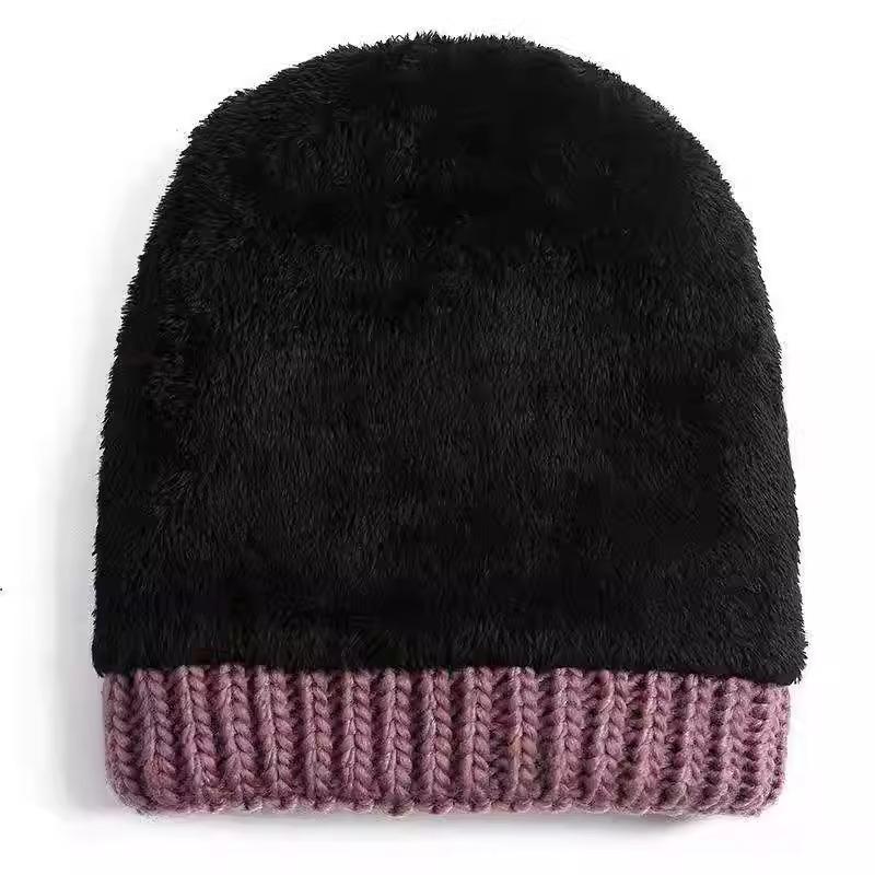 In the Elderly Hat Female Autumn and Winter Grandma Old Lady Wool Warm Velvet Mother Old Man Hat Cold Thickened
