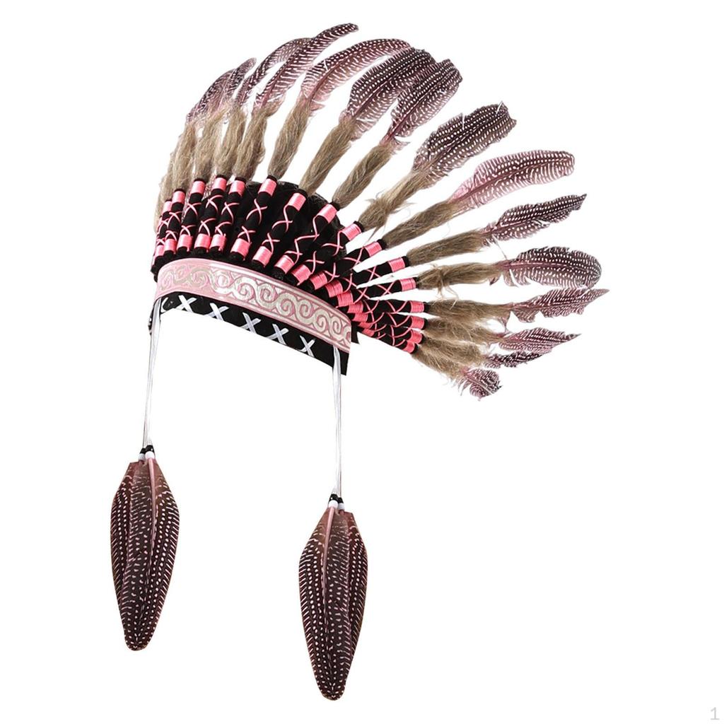 Feather Headdress Accessories Headwear for Cosplay Dance Stage Show