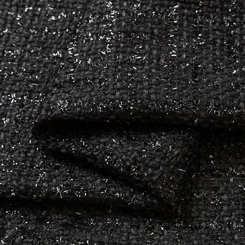 150cmx50cm Small Fragrance Woolen Cloth Fabric High-end Thick Woolen Tweed Vest Suit Coat Dress Skirt DIY Apparel Sewing Fabric