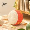 Kitten Hunting Training Ball Cat Scratching Ball, Drum Shaped Paper Rope Interactive Rolling for Indoor Cats To Scratch, Pat, Bite Pet Toys