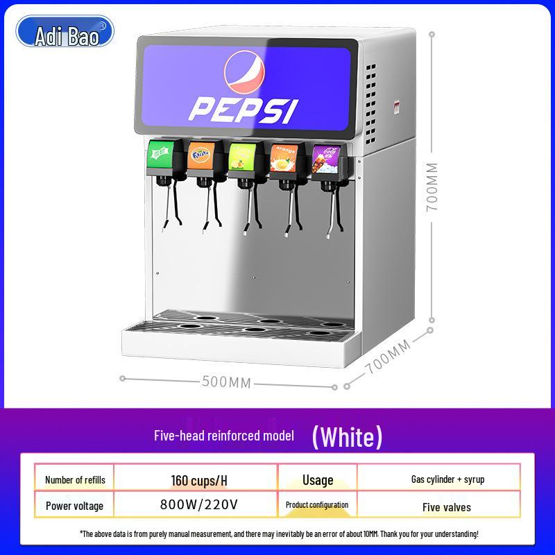 Automatic Self-Service Soda Dispenser: 3-6 Valve for Freshly Mixed Cold Drinks