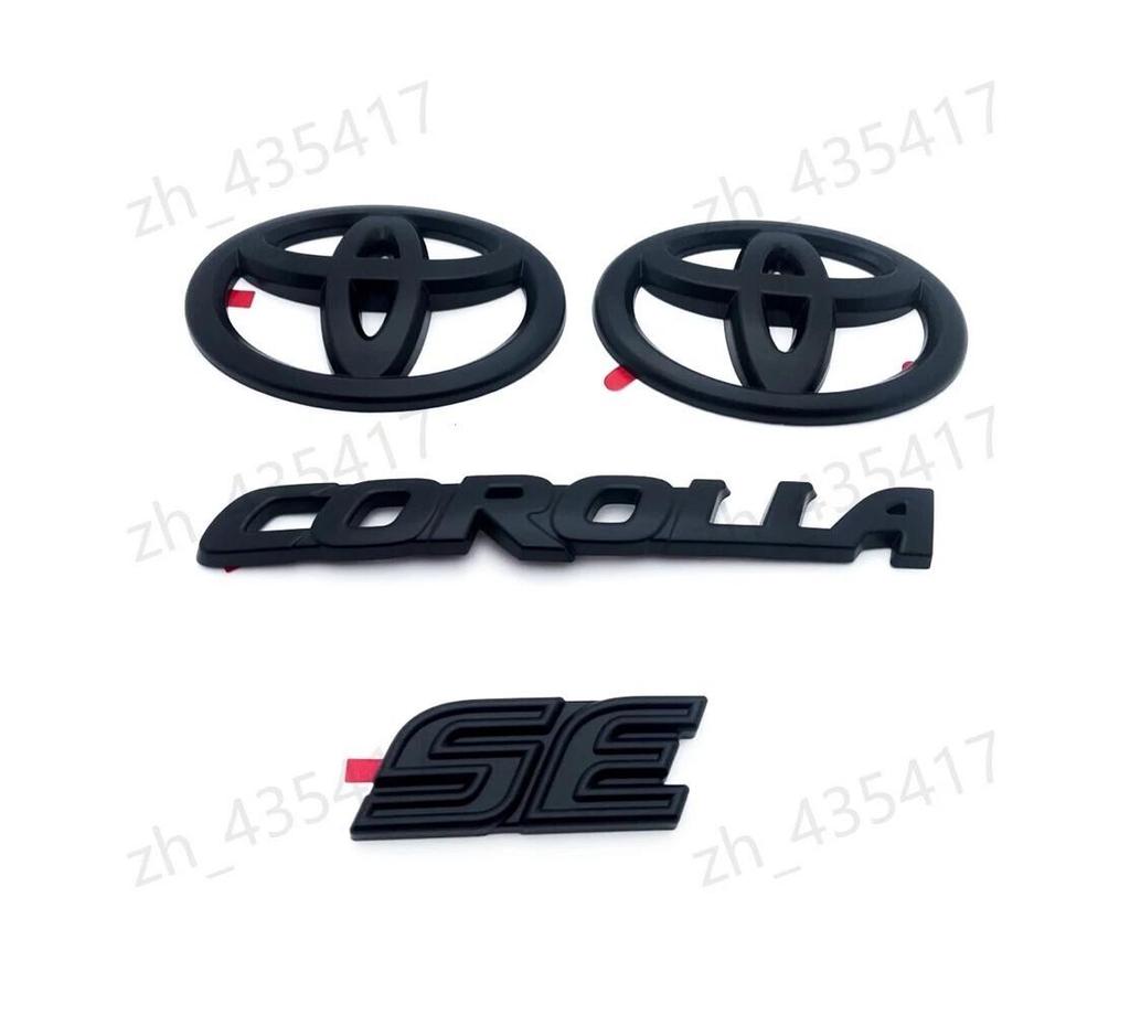 Toyota Corolla XSE LE SE Heckemblem Aufkleber (Englischer Text)