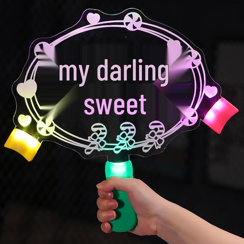 Birthday Light-Up Handheld Sign - Glowing Party and Event Cheering Prop