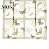 Room Curtain Roman Blind Flower Pattern Elegant Window for Home