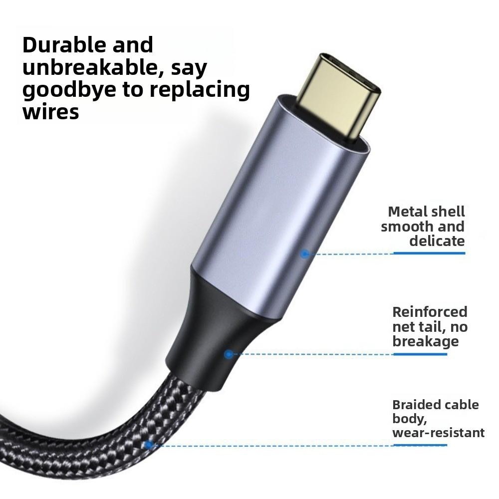 PD 100W Type-C Extension Date Line USB C 3.1 Video Extension Cable Type-C Extension Cable  Laptop