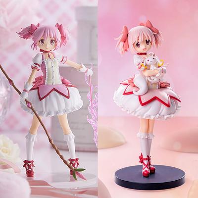2 Stile Puella Magi Madoka Magica Anime Figur Kaname Madoka Magisches Mädchen PVC Anime Figuren Modell Anime Cartoon Modell Spielzeug Geschenk