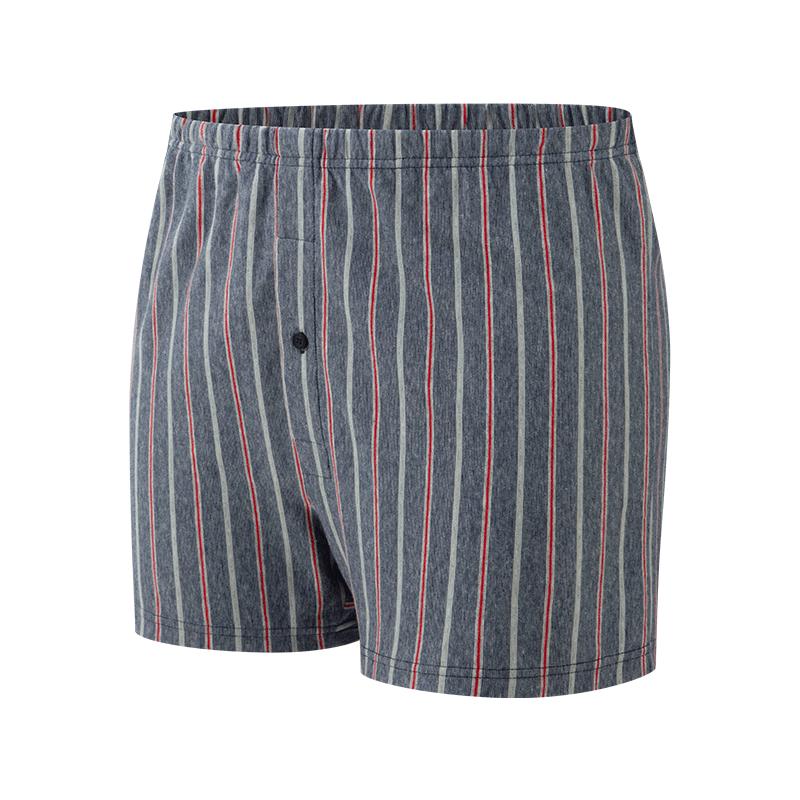 Yiershuang Men's Combed Cotton Boxer Shorts