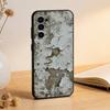 Retro Rust Design Phone Case Black Silicone Soft For Samsung S25,S24,S21,S22,S23,S30,Ultra,S20,Plus,Fe,Lite