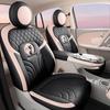 ORA Ballet Cat Leather Seat Cover - Cartoon Design, Full Enclosure, Four Seasons Use