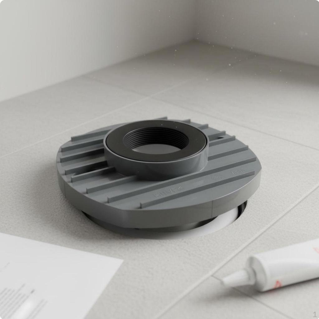 Toilet Flange Seal Easy Installation PVC Plate Offset Function for Plumbers, DIY