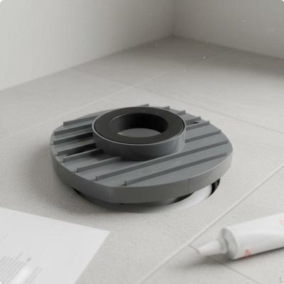 Toilet Flange Seal Easy Installation PVC Plate Offset Function for Plumbers, DIY