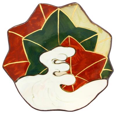 Kyoto-yaki, Kiyomizu-yaki, Shunzan-kiln, Individual Plates (presented In a Gift Box) Kenzan, Tatsuta River