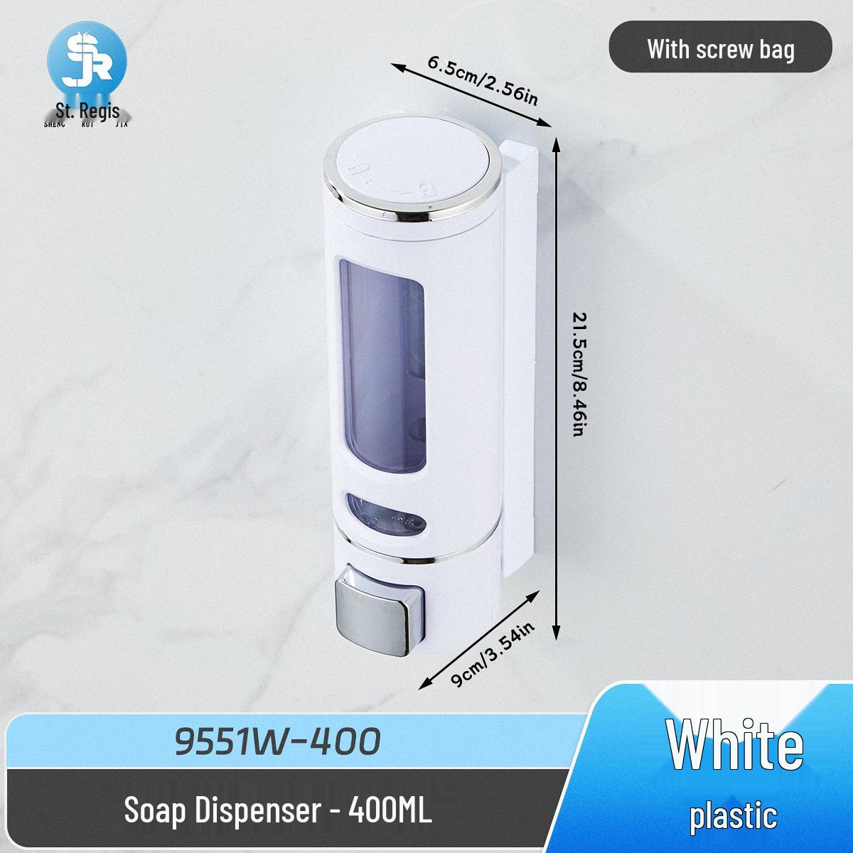 

Wall-Mounted Manual Soap & Gel Dispenser for Hotel Bathrooms