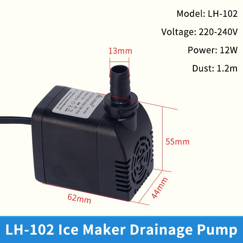 1 Pezzo 220V Hzb-50 60 80 Pompa Sommergibile Circolante Pompa per Macchina del Ghiaccio Pompa per Acqua Ap1200/Lh102 Per Wellcome Wotuolai Chigo Ice Bear
