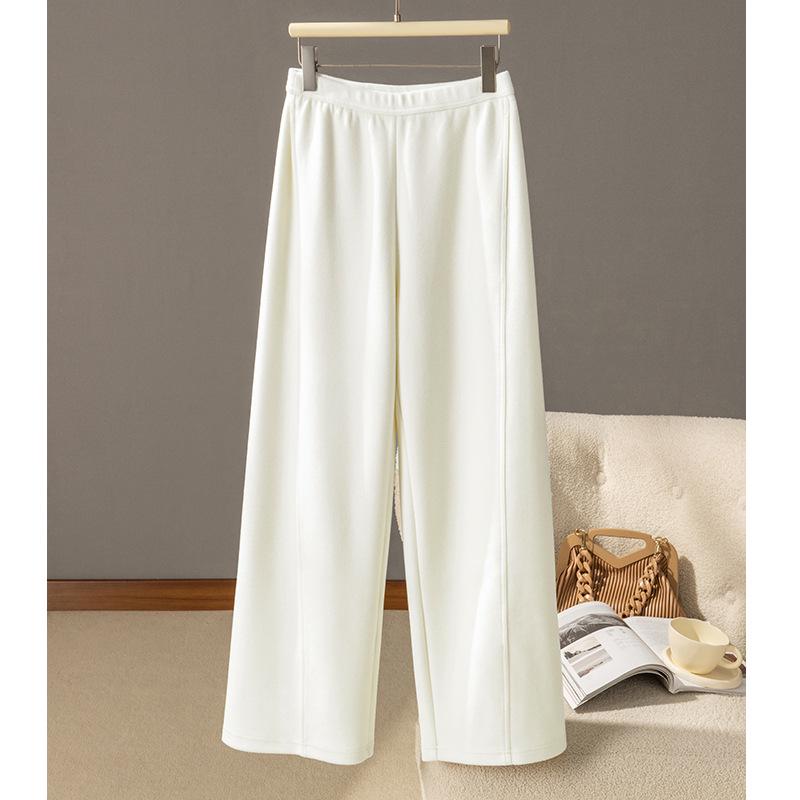 2025 Puyuan Women’s Autumn/Winter Wide-Leg Merino Wool Pants