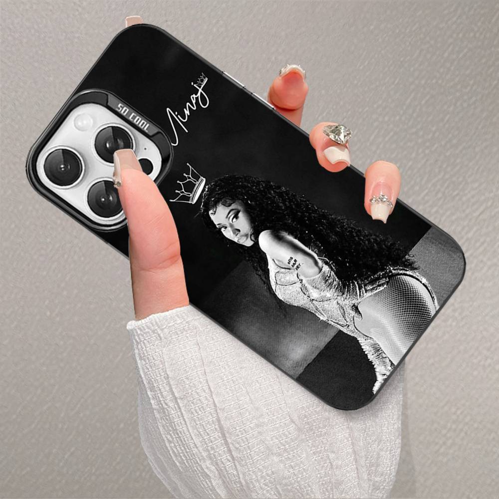 Nicki Minaj Rapper Phone Case For IPhone 16 15 14 13 12 11 Pro Max 17 Plus Colorful Cover