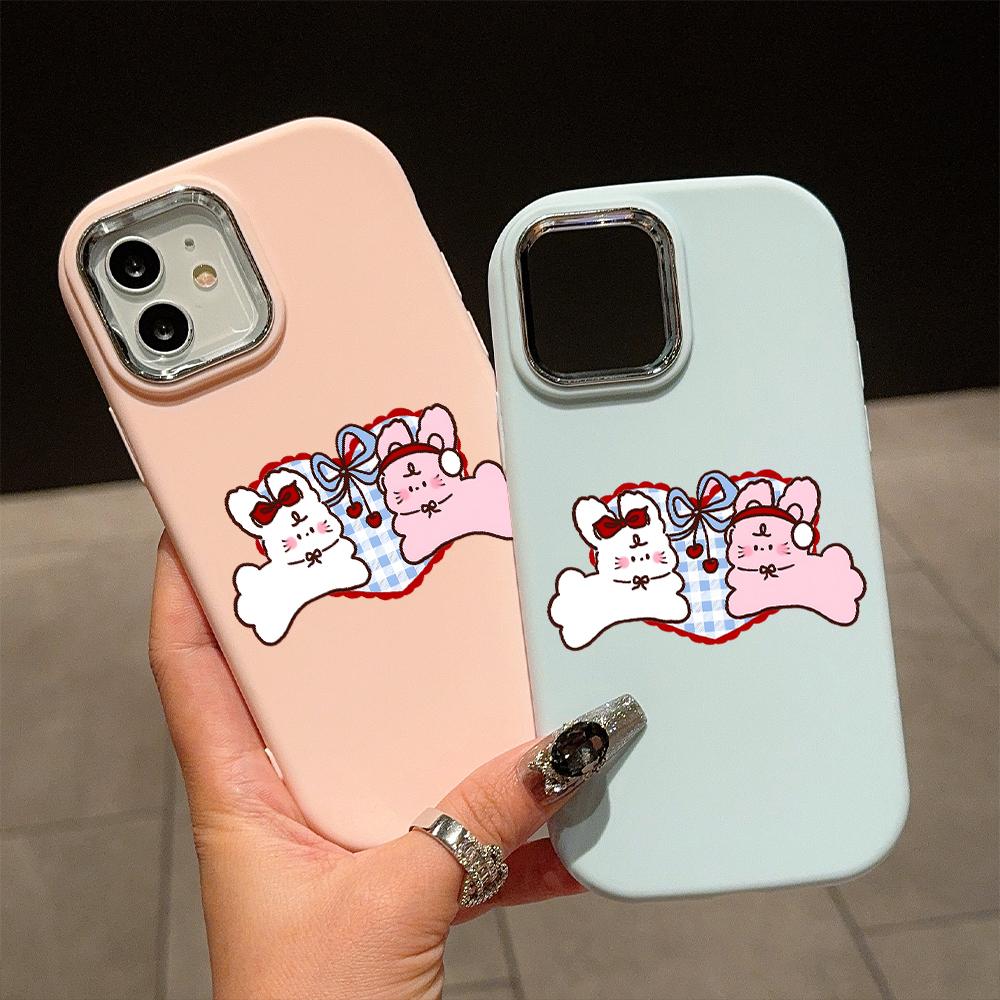 Für Vivo V23 V25 V27 V29 V30 Y27S Y28 Y33S Y36 Infinix Hot30I Hot40 Tecno Spark20 Cartoon Schwarze Katze Silberner Rand Weiche Flüssigsilikon Schutzhülle