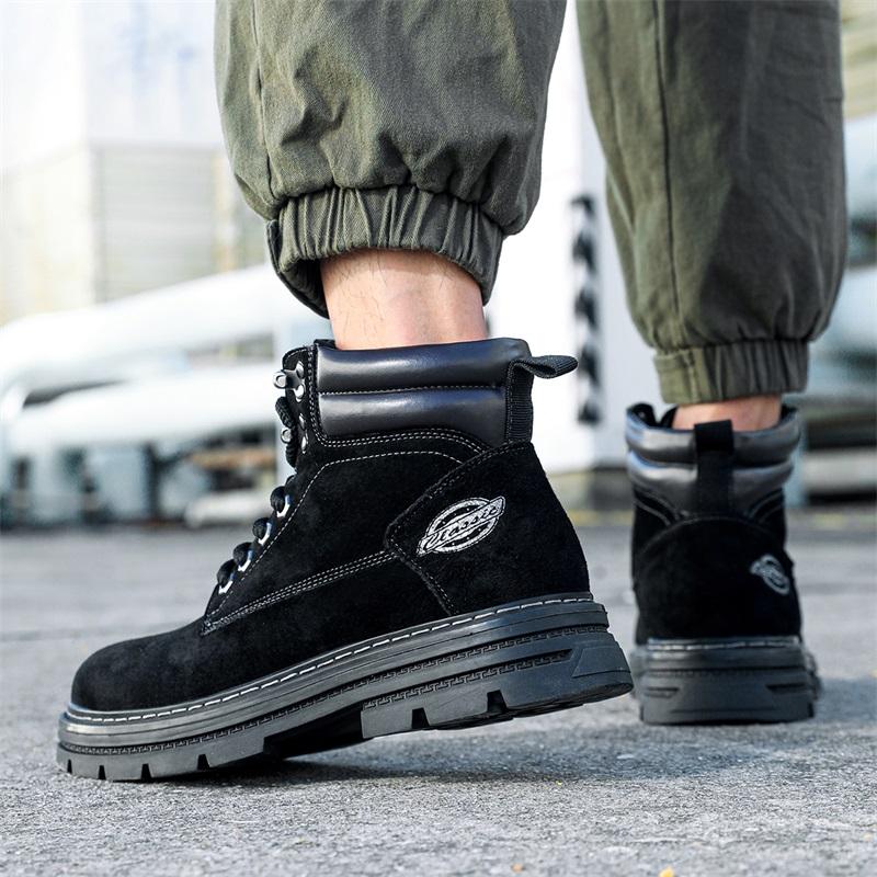 Pánské vysoké boty na volný čas Ručně vyráběné plyšové boty Ležérní boty Podzimní a zimní boty