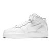 (GS) Air Force 1 Mid LE 'Triple White' Kids' DH2933-111