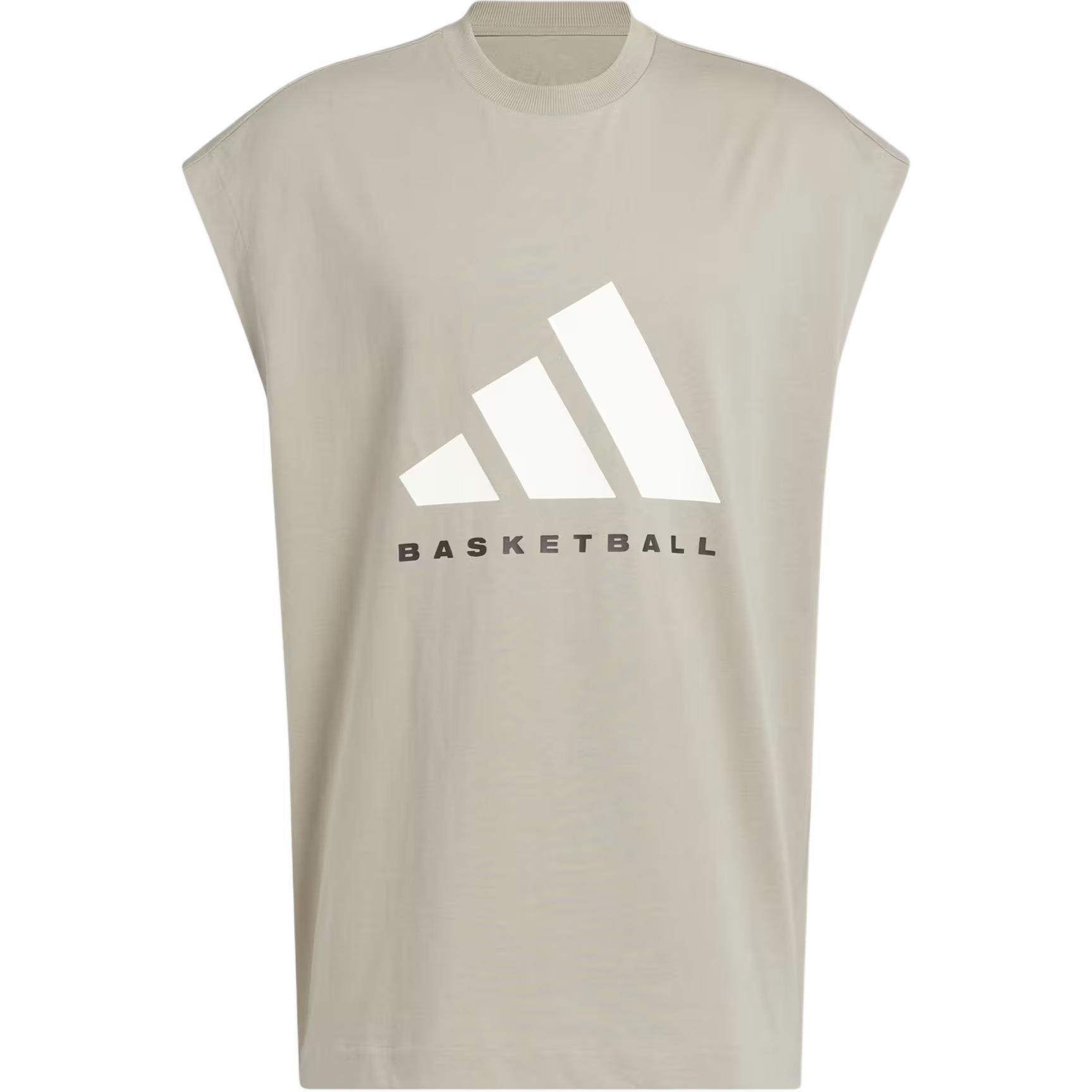 adidas Sleeveless Vest Asia Sizing Putty Beige Men s JD6135 L