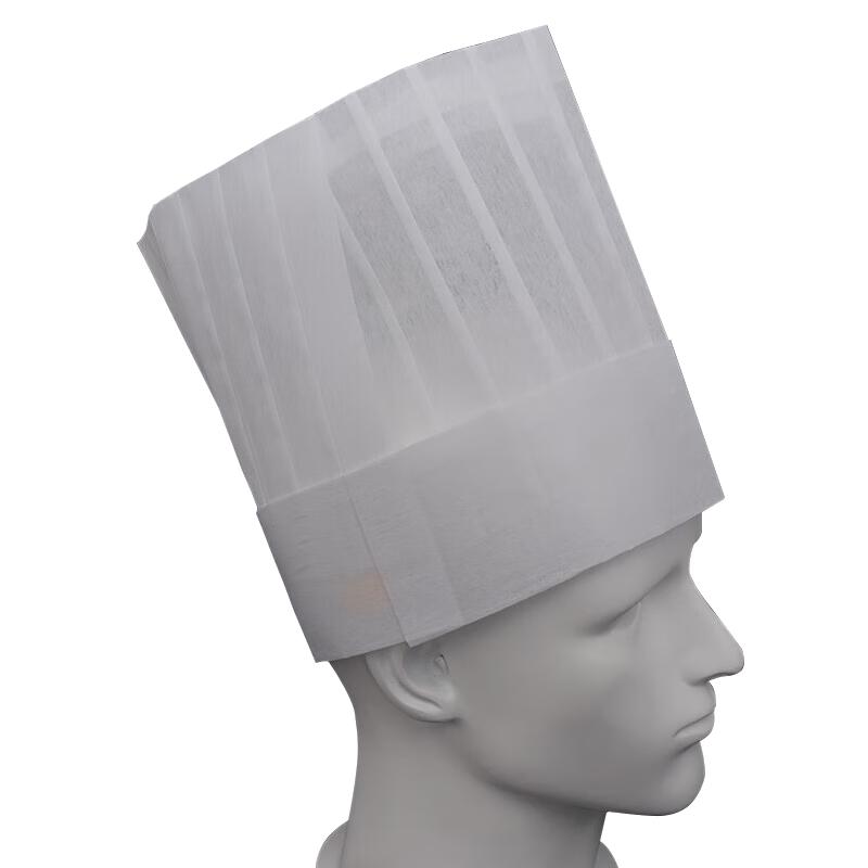 Утолщенные одноразовые нетканые поварские колпаки (20 шт.)