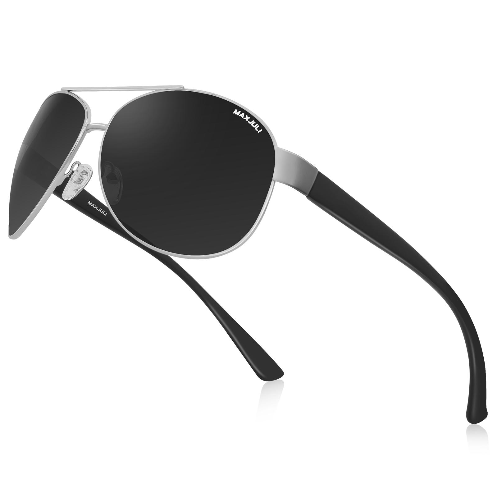 

Распродажа Maxjuli Солнцезащитные очки-авиаторы для мужчин и женщин Обхватывающие солнцезащитные очки с защитой от ультрафиолета 400 8805