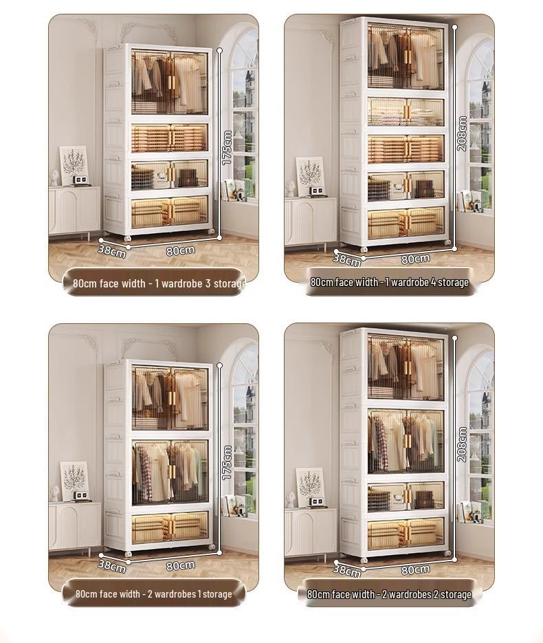 Younai Hängender Kleiderschrank für Kinder: Kleiderschrank für Babykleidung für das Schlafzimmer