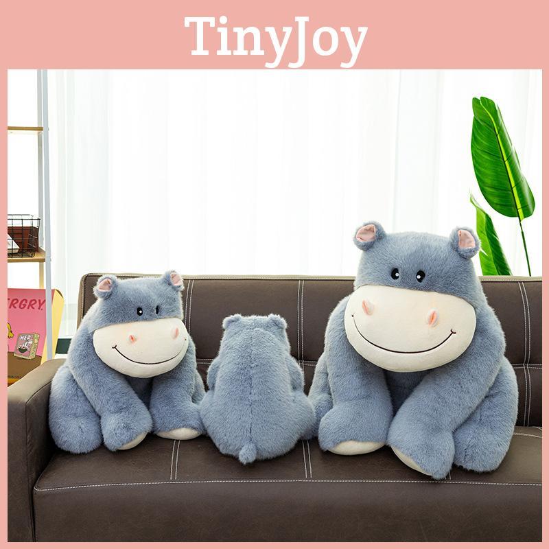Cute Hippo Plush Toy For Kids With Soft Pp Cotton Filling For Home Decor Gifts