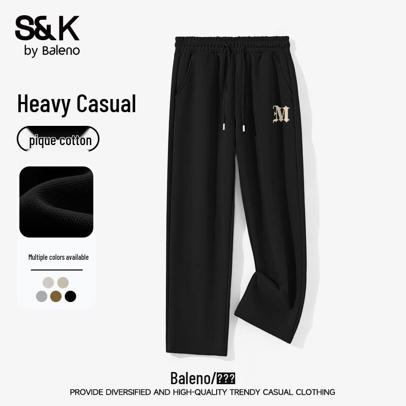 Baleno Men's S&K Series Straight-Leg Casual Pants