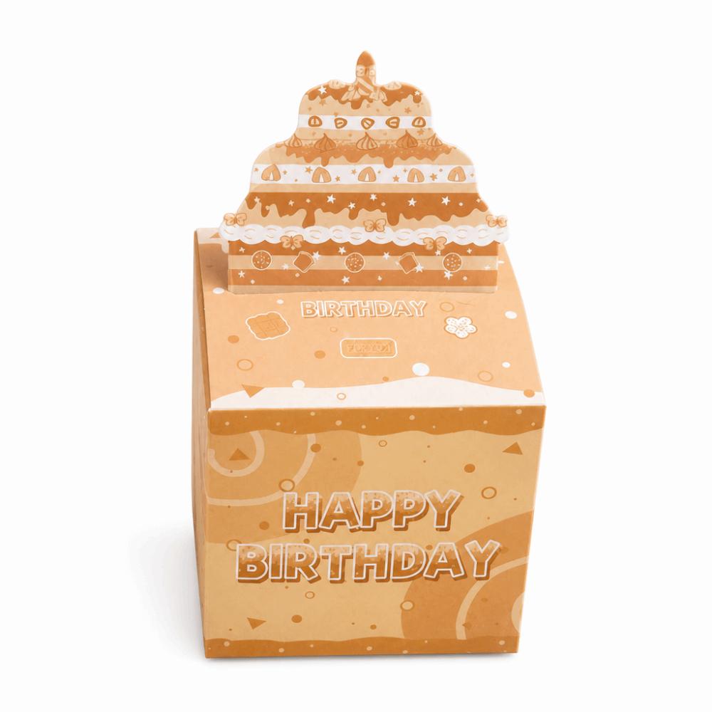 Cartoon Cake Happy Birthday Cash Gift Box 10 Envelopes Money Gift Box  Gift Giving B