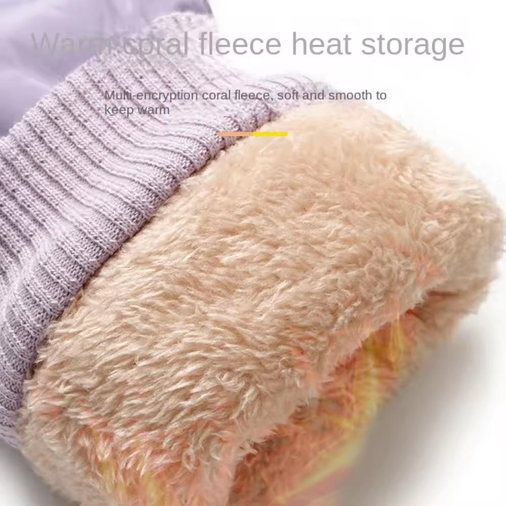 Winter Warm Thick Silicone Non Slip Gloves for Women Touchscreen Full Finger Camping Cycling Gloves Waterproof Thick Warm Gloves