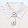 Decorative Shirt Button Covers Pearls Rhinestones Embellished Cufflinks Clips For Shirt Jackets Wedding Dress Decoration