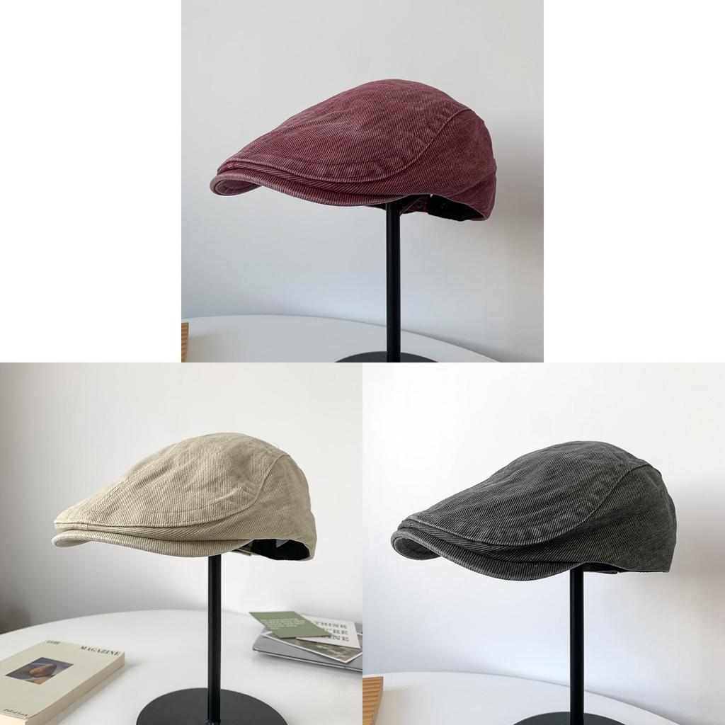 Vintage Denim Flat Cap With Breathable Cotton For Women Summer Casual Fashion