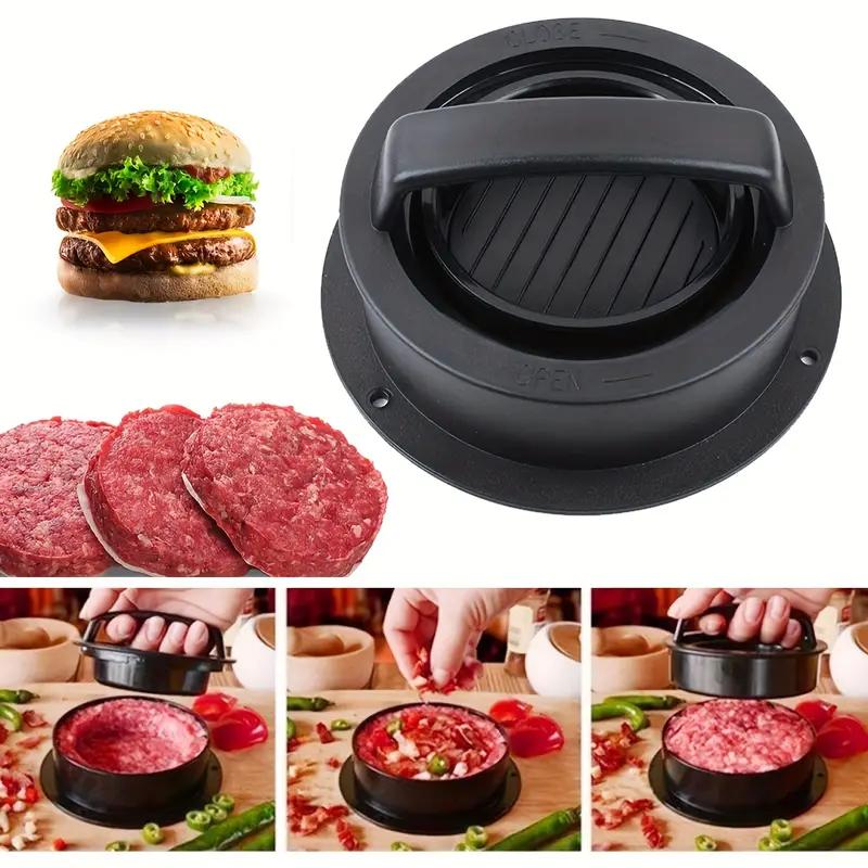 Burger Press Mold & Patty Press Maker 3 in 1 Stuffed Hamburger Patty Maker Perfect for Beef,Chicken Patties-Kitchen Press Tool