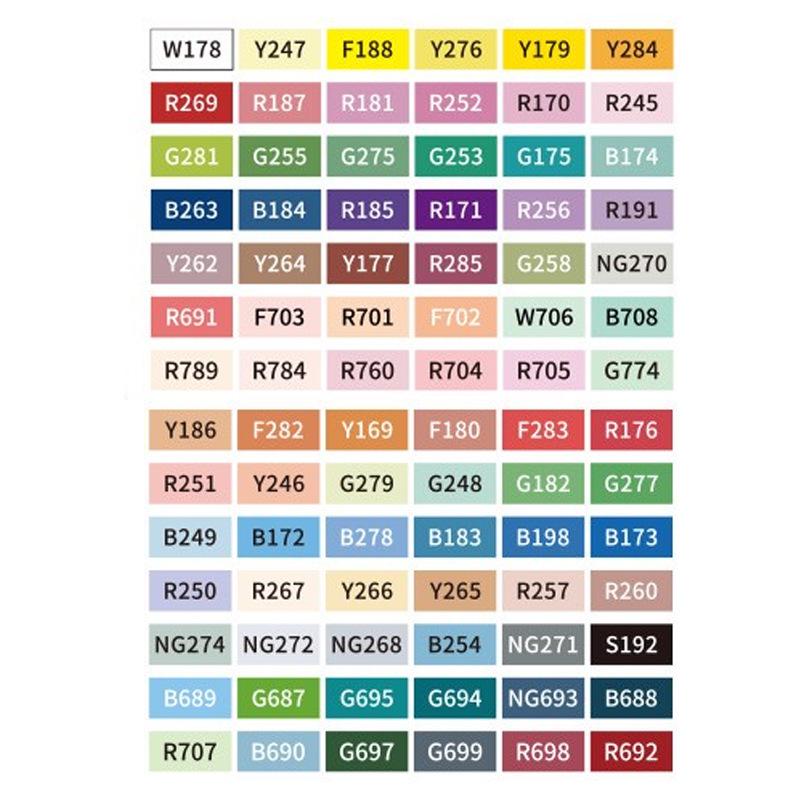 Soft Tip Acrylic Marker - 120 Colors, Single Piece, Opaque, Stackable Paintbrush