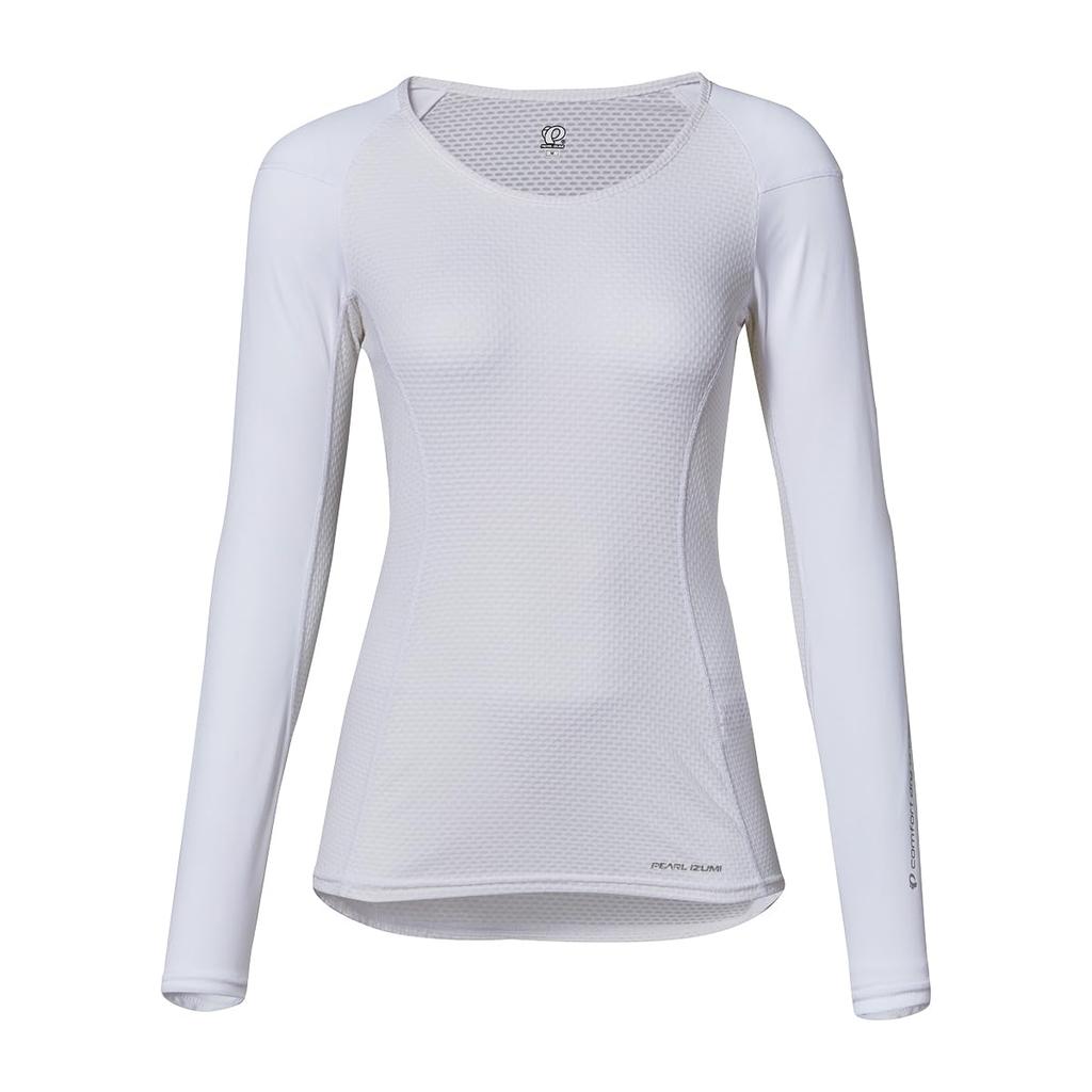 Pearl Izumi Cool Fit Dry UV Long Sleeve Size Small Undershirt, Women's, 5, White,