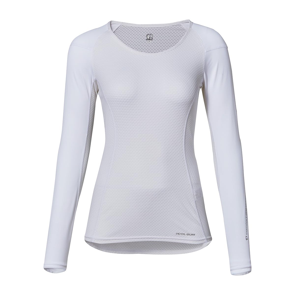 

Pearl Izumi Cool Fit Dry UV Рукав 3/4 Размер Маленький Майка, Женская, 5, Белый,