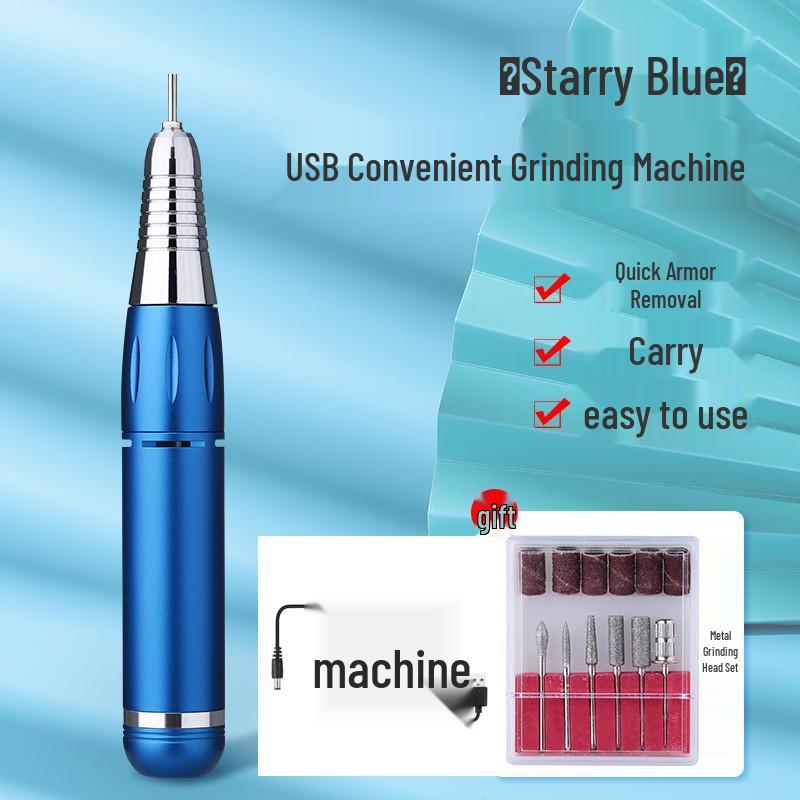 Tragbare USB-Nagelfräse 35000 U/Min mit Display & Nagelhautentferner